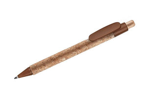 Promotivna kemijska olovka od pluta, smeđe boje | Poslovni pokloni
