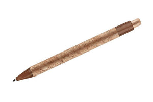 Promotivna kemijska olovka od pluta, smeđe boje, za tisak loga | Poslovni pokloni