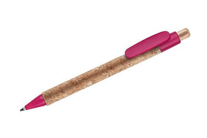 Promotivna kemijska olovka od pluta, ljubičaste boje | Poslovni pokloni