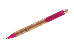 Promidžbena kemijska olovka od pluta, ljubičaste boje | Poslovni pokloni