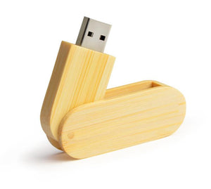 Poslovni pokloni | Promo pokloni | Promidžbeni USB stick od bambusa za lasersku gravuru logotipa