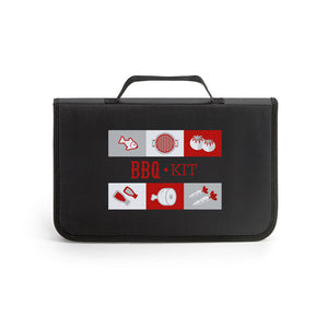 Eko poslovni pokloni | Promotivni set za roštilj u poliesterskoj torbi, s tiskom loga