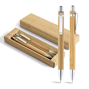 Eko poslovni pokloni | Promo eko kemijska i tehnička olovka od bambusa