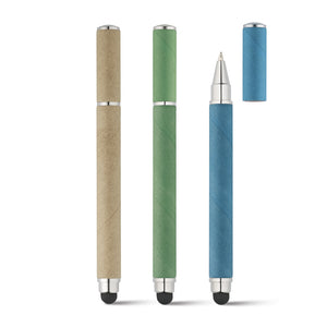 Eko poslovni pokloni | Promo stylus kemijska olovka od kraft papira