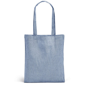 Poslovni eko pokloni | Promotivna eko vrećica za kupovinu od recikliranog pamuka, plave boje