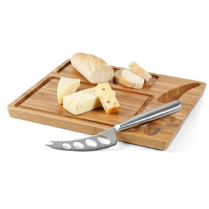 Promotivna daska za sir od bambusa s nožem | Poslovni pokloni