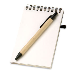 Promotivni eko A6 notes i olovka od recikliranog papira | Poslovni pokloni | Promo pokloni
