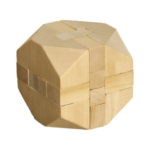 Drvena promo eko slagalica u obliku kocke | Poslovni eko pokloni