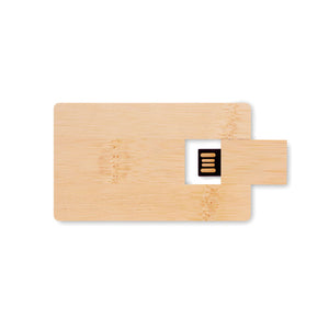 Eko poslovni pokloni | Promotivna USB memorija u kućištu od bambusa, 16Gb