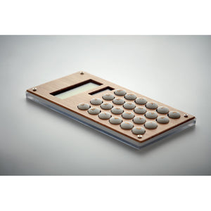 8-znamenkasti kalkulator u kućištu od bambusa