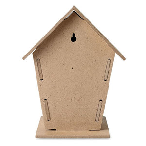 Promotivna sklopiva kućica za ptice, zadnja strana | Poslovni pokloni