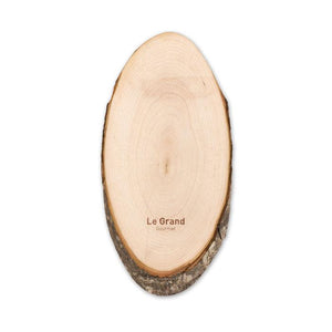 Reklamna drvena ovalna ploča sa korom - manja | Poslovni pokloni