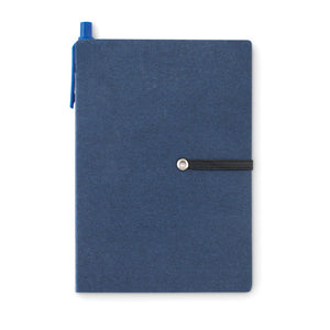 Notes A6 od recikliranog kartona plave boje | Poslovni pokloni | Promo pokloni | Reklamni pokloni