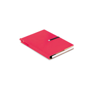 Notes A6 od recikliranog kartona crvene boje | Poslovni pokloni | Promo pokloni