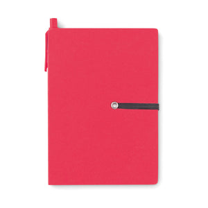 Notes A6 od recikliranog kartona crvene boje | Poslovni pokloni | Promo pokloni | Reklamni pokloni