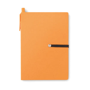 Notes A6 od recikliranog kartona narančaste boje | Poslovni pokloni | Promo pokloni | Reklamni pokloni