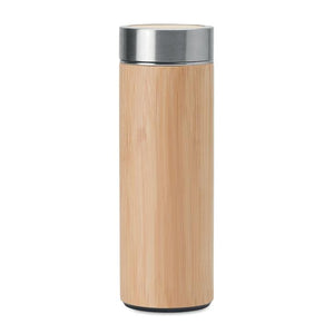 Promotivna termos boca Bambus, 400ml, za tisak loga | Poslovni pokloni