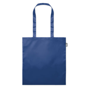 Eko poslovni pokloni | Vrećica za kupovinu od recikliranih PET boca, plave boje, za tisak loga
