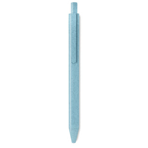 Promotivna eko kemijska olovka od slame, plave boje