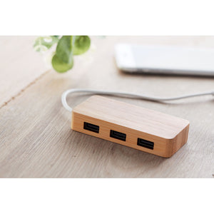 Promotivni eko USB hub od bambusa | Poslovni poklloni | Promo pokloni | Reklamni pokloni