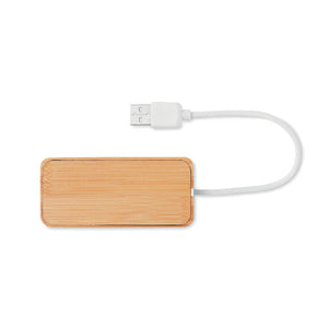 Promotivni eko USB hub od bambusa | Poslovni pokloni