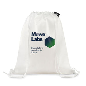 Promotivna netkana eko vrećica s vezicama od PLA biorazgradive plastike | Poslovni eko pokloni