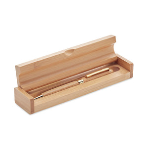 Promotivna olovka u kutiji od bambusa | Poslovni pokloni | Eko pokloni