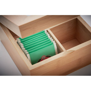 Eko poslovni pokloni | Promo kutija za čaj od bambusa