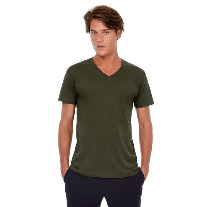 Muška t-shirt V-izrez majica od organskog pamuka, 140gsm