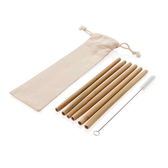 Slamke od bambusa za višekratnu upotrebu, 6 komada