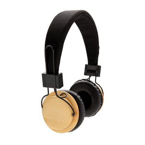 Promotivne bežične slušalice od bambusa | Poslovni pokloni | Promo pokloni