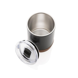 Promotivna mala vakuumska šalica za kavu crne boje | Poslovni pokloni | Promo pokloni