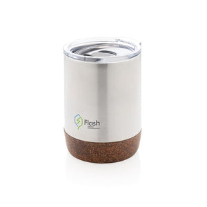 Reklamna mala vakuumska šalica za kavu srebrne boje za tisak logotipa | Poslovni pokloni | Promo pokloni
