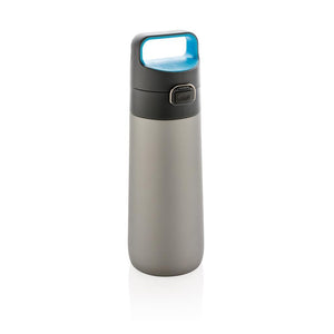 Promotivna vakuumska termos boca sa zaključavanjem, sive boje | Poslovni pokloni