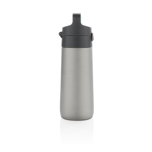 Promidžbena vakuumska termos boca sa zaključavanjem, sive boje | Poslovni pokloni