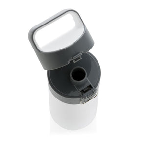 Promotivna vakuumska termos boca sa zaključavanjem, bijele boje | Poslovni pokloni i promotivni proizvodi s tiskom loga