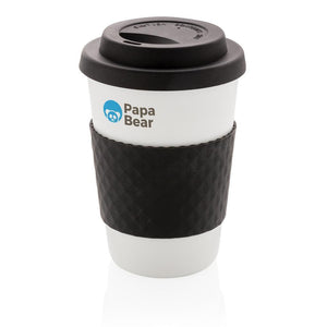 Promotivna šalica za kavu za višekratnu upotrebu 270 ml crne boje za tisak logotipa | Poslovni pokloni