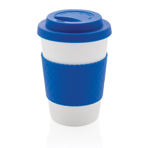 Promotivna šalica za kavu za višekratnu upotrebu 270 ml plave boje | Poslovni pokloni