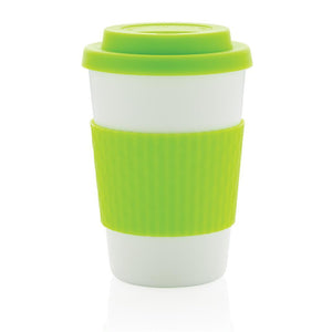Promotivna šalica za kavu za višekratnu upotrebu 270 ml zelene boje | Poslovni pokloni | Promo pokloni