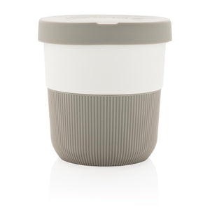 Promotivna coffe to go šalica od PLA biorazgradive plastike sive boje | Poslovni pokloni | Promo pokloni | Promidžbeni pokloni