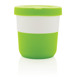 Promotivna coffe to go šalica od PLA biorazgradive plastike zelene boje | Poslovni pokloni | Promo pokloni