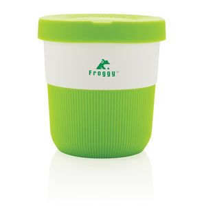 Promotivna coffe to go šalica od PLA biorazgradive plastike zelene boje za tisak logotipa | Poslovni pokloni | Promo pokloni