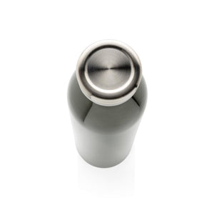 Promidžbena nepropusna vakuumska  boca izolirana bakrom srebrna boje | Poslovni pokloni | Promo pokloni
