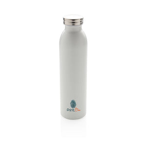 Promotivna nepropusna vakuumska  boca izolirana bakrom bijele boje za tisak logotipa | Poslovni pokloni