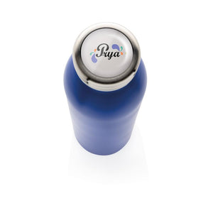 Promotivna nepropusna vakuumska  boca izolirana bakrom plave boje | Poslovni pokloni | Promo pokloni | Reklamni pokloni