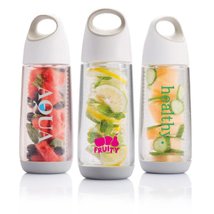 Promotivna boca za vodu s odjeljkom za voće 650ml sa tiskom logotipa | Poslovni pokloni