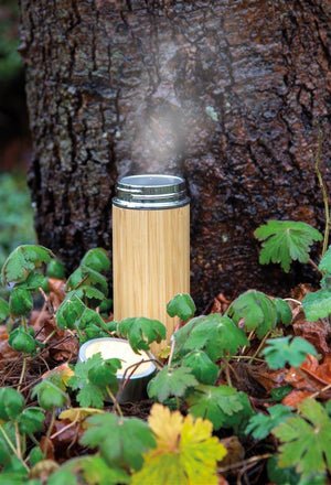 Promotivna nepropusna vakuumska boca od bambusa za tisak logotipa | Poslovni pokloni | Reklamni pokloni