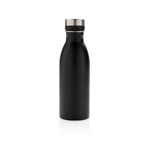 Reklamna deluxe metalna boca za vodu, 500ml, crne boje | Poslovni pokloni