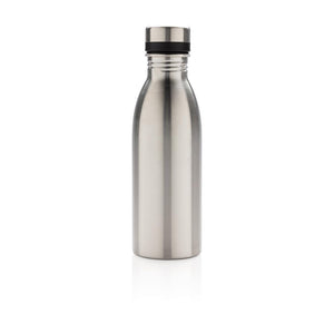 Reklamna deluxe metalna boca za vodu, 500ml, srebrne boje | Poslovni pokloni