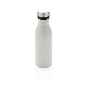 Promotivna deluxe metalna boca za vodu, 500ml, bijele boje | Poslovni pokloni